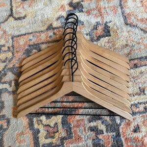 Wood Hangers - set of 10